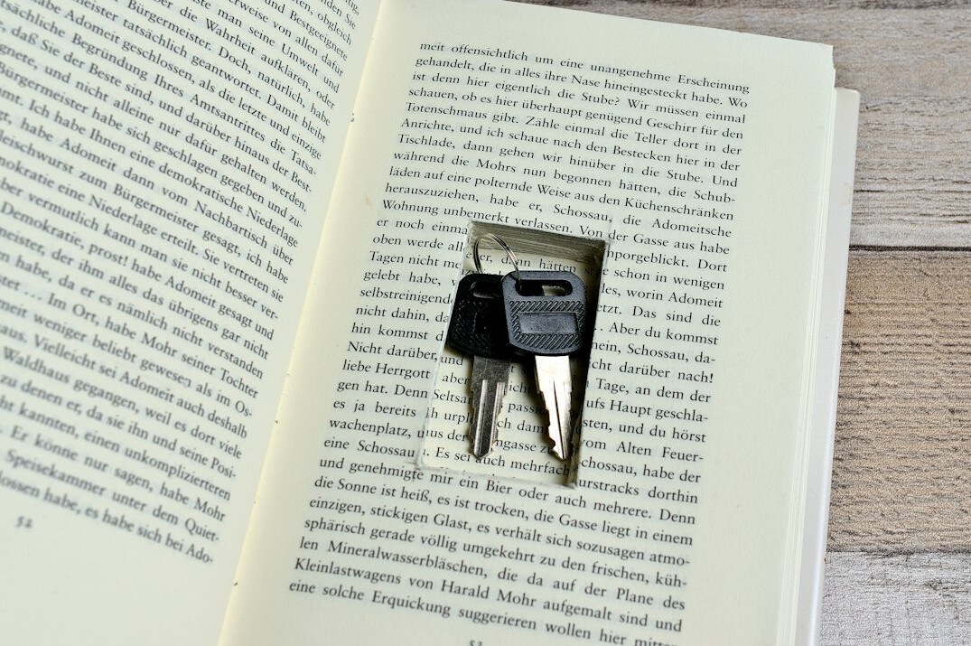 person reading book